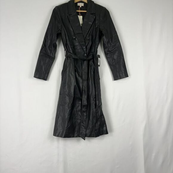 Trendyol Jackets & Blazers - Trendyol Vegan Leather Coat